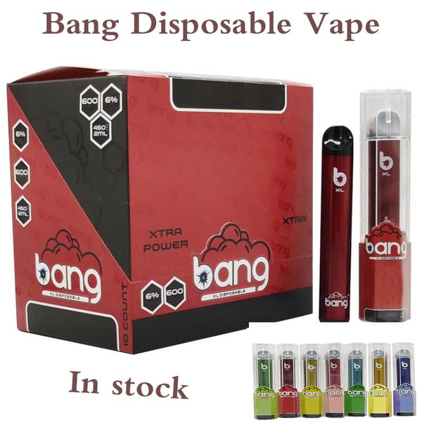 Bang Disposable Vape Pen Disposable Vapes Starter Kit Pod Device Bang xl Vape Cartridges 450mAh Battery Instock E Cigarette OIL Vaporizer
Bang Disposable Vape Pen Disposable Vapes Starter Kit Pod Device Bang xl Vape Cartridges 450mAh Battery Instock E Cigarette OIL Vaporizer