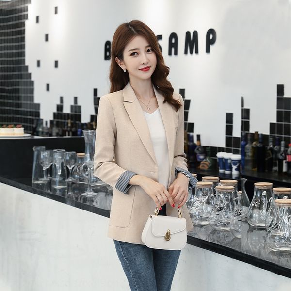 ncivi 2020 new spring and autumn casual korean style small jacket suit jacket women's mid-length slim-fit internet celebrity goddess su, White;black
ncivi 2020 new spring and autumn casual korean style small jacket suit jacket women's mid-length slim-fit internet celebrity goddess su, White;black