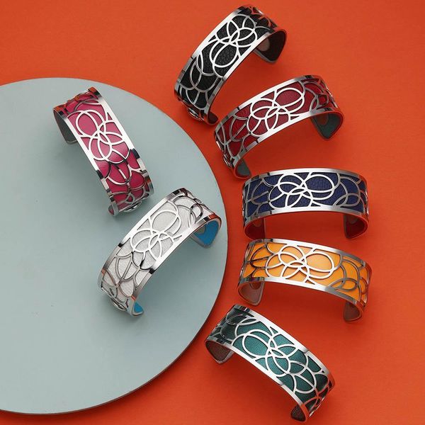 legenstar bracelet georgette flower bijoux acier inoxydable femme 2019 manchette bangle reversible leather band jewelry bijoux, Black
legenstar bracelet georgette flower bijoux acier inoxydable femme 2019 manchette bangle reversible leather band jewelry bijoux, Black