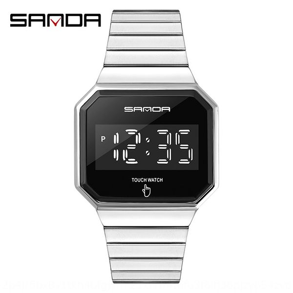 vjzq2 sunda fashionable and personalized luminous waterproof couple for male and female students multifunctional luminous watch electronic w, Blue 
vjzq2 sunda fashionable and personalized luminous waterproof couple for male and female students multifunctional luminous watch electronic w, Blue