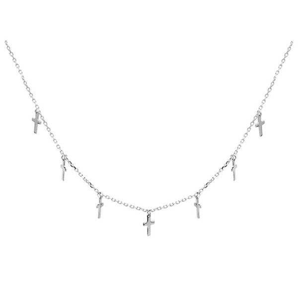 fashion tiny dainty silver color cross pendant necklace for women choker jewelry wedding gifts s-n452
fashion tiny dainty silver color cross pendant necklace for women choker jewelry wedding gifts s-n452