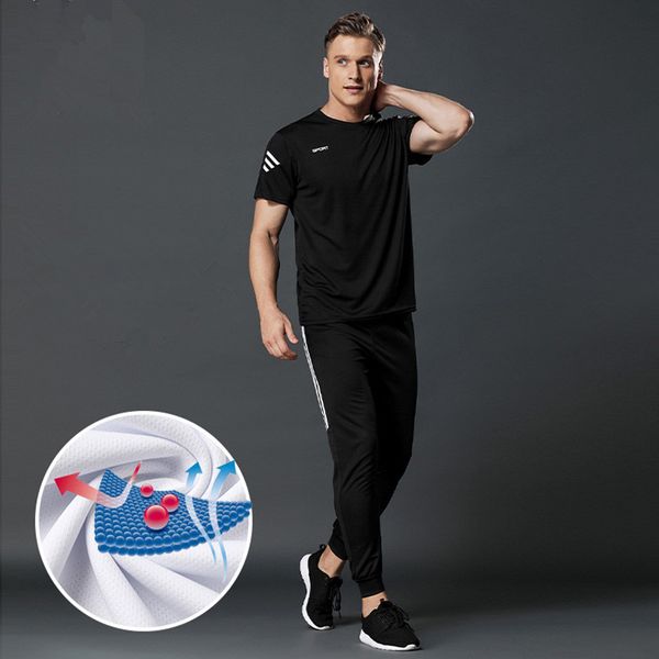 3 pcs/sets sports t-shirt men's suits running shrits+sports shorts+jogging pants mens sportswear suit soccer play gym sets new, Gray
3 pcs/sets sports t-shirt men's suits running shrits+sports shorts+jogging pants mens sportswear suit soccer play gym sets new, Gray