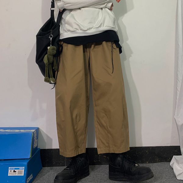 2020 spring and autumn new men harajuku ins couple solid color overalls loose fashion casual pants khaki / black m-xl
2020 spring and autumn new men harajuku ins couple solid color overalls loose fashion casual pants khaki / black m-xl