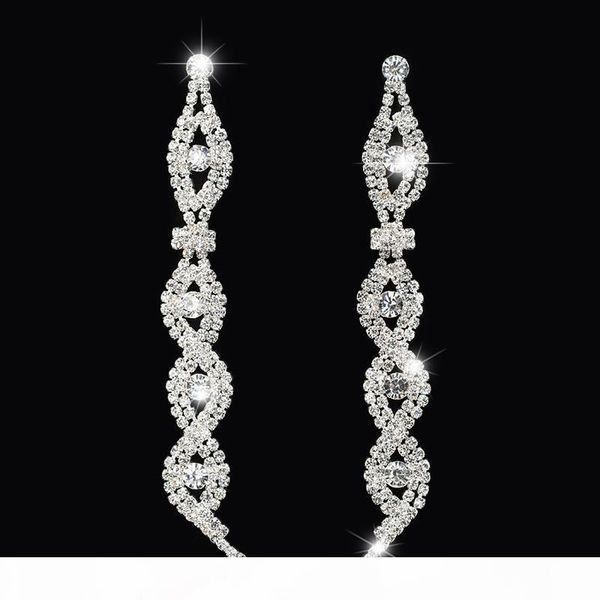 r big long drop earrings sliver plated white rhinestone sliver earrings new fashion jewelry for women party gift #e216, Silver
r big long drop earrings sliver plated white rhinestone sliver earrings new fashion jewelry for women party gift #e216, Silver