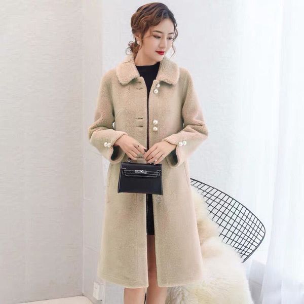 2020 new women winter fashion new real wool coat genuine lamb fur jacket warm oversize outerwear sheep shearing clothing a193, Black
2020 new women winter fashion new real wool coat genuine lamb fur jacket warm oversize outerwear sheep shearing clothing a193, Black
