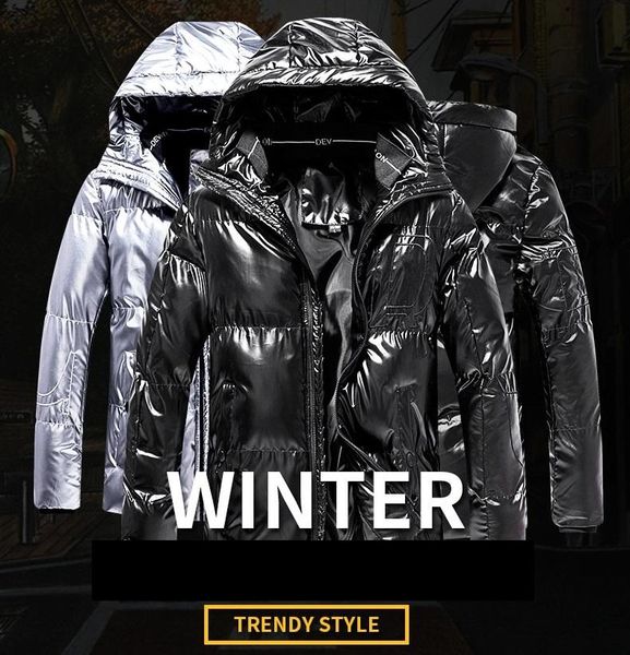 mens fashion coat hooded autumn winter windbreaker coat down thick hoodie outwear luminous jackets man keep warm down jacket, Black;brown
mens fashion coat hooded autumn winter windbreaker coat down thick hoodie outwear luminous jackets man keep warm down jacket, Black;brown