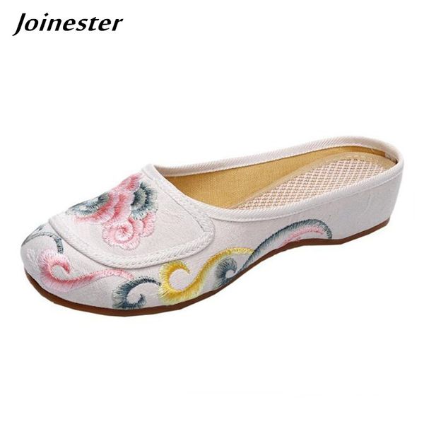 embroidered women slippers retro backless woman mules espadrille flats ladies slip on loafers ethnic slides summer sandal shoes, Black
embroidered women slippers retro backless woman mules espadrille flats ladies slip on loafers ethnic slides summer sandal shoes, Black