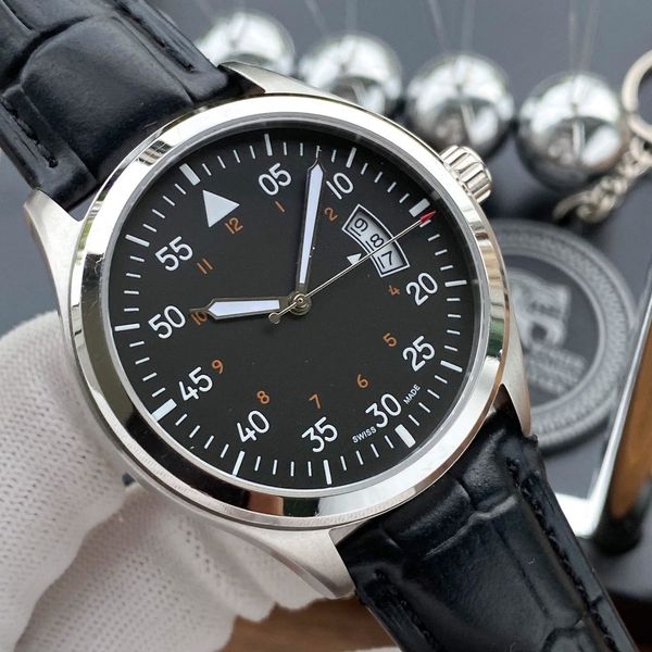 men watch 8215 automatic movement 41mm 316l stainless steel watchcase leather strap men sports waterproof wristwatches, Slivery;brown
men watch 8215 automatic movement 41mm 316l stainless steel watchcase leather strap men sports waterproof wristwatches, Slivery;brown