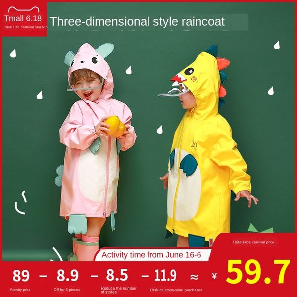p5elo children's coat girls' boys' tarpaulin kindergarten baby children students' dinosaur waterproof poncho cloak rain, Black
p5elo children's coat girls' boys' tarpaulin kindergarten baby children students' dinosaur waterproof poncho cloak rain, Black