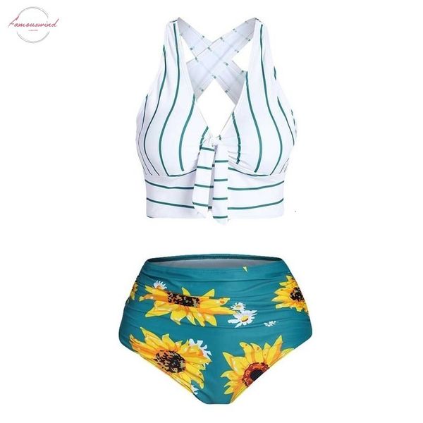women swimming suit push up padded bathing suit plus size overlay sunflower striped print bikini two pieces swimsuit, White;black
women swimming suit push up padded bathing suit plus size overlay sunflower striped print bikini two pieces swimsuit, White;black