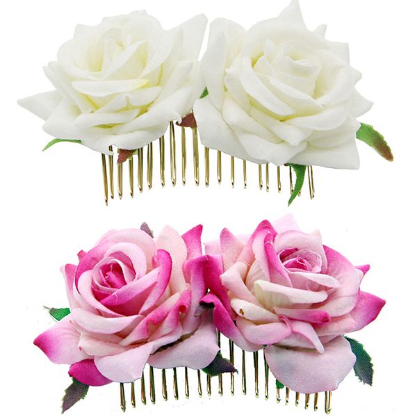 rose flower hair combs for wedding bridal party fashion jewelry women prom headpiece charm hair accessories pins clips, Golden;silver
rose flower hair combs for wedding bridal party fashion jewelry women prom headpiece charm hair accessories pins clips, Golden;silver