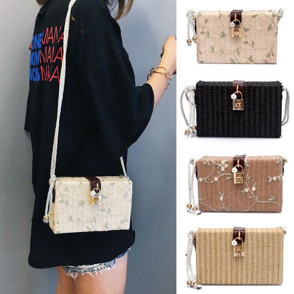 beach rectangle box bag rattan straw woven floral print gold lock flap crossbody bags bohemia handmade wicker shoulder bag
beach rectangle box bag rattan straw woven floral print gold lock flap crossbody bags bohemia handmade wicker shoulder bag