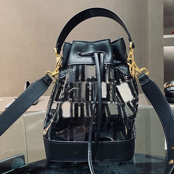women crossbody bag new jelly bucket bag hardware removable shoulder strap fashion clear transparent full f letter
women crossbody bag new jelly bucket bag hardware removable shoulder strap fashion clear transparent full f letter