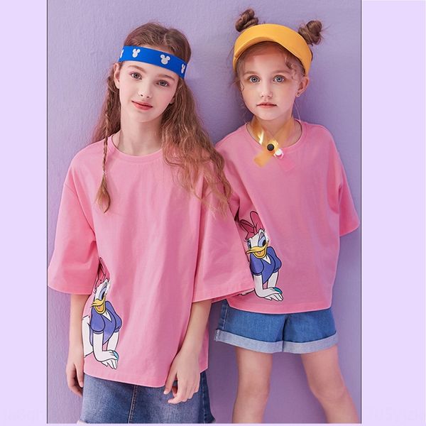 tangmi duck ip 2020 new summer clothes girls cartoon printed half sleeve t-shirt children's cotton round collar t-shirt, Blue
tangmi duck ip 2020 new summer clothes girls cartoon printed half sleeve t-shirt children's cotton round collar t-shirt, Blue