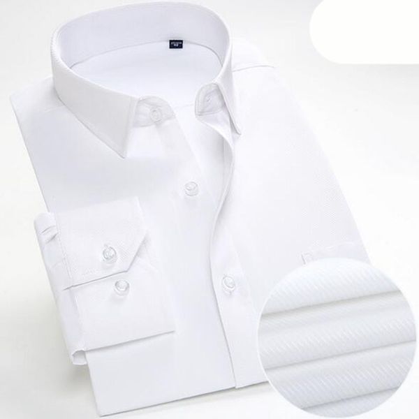 men's dress shirts spring men professional business wear single breasted breathable comfortable cloth slim fit high quality, White;black
men's dress shirts spring men professional business wear single breasted breathable comfortable cloth slim fit high quality, White;black