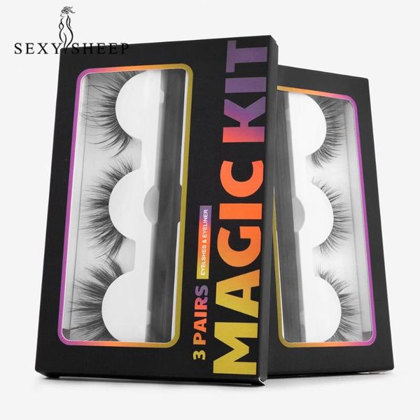 false eyelashes 3 pairs soft set magic fake eyelash eyeliner reusable easy to wear lashes extension
false eyelashes 3 pairs soft set magic fake eyelash eyeliner reusable easy to wear lashes extension