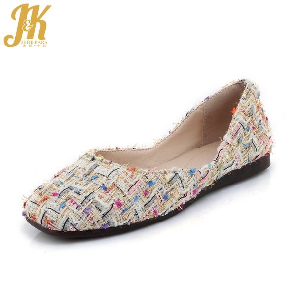jk cloth women flats spring fashion shallow handmade casual boat shoes square toe slip on mixed colors footwear big size 32-44, Black
jk cloth women flats spring fashion shallow handmade casual boat shoes square toe slip on mixed colors footwear big size 32-44, Black