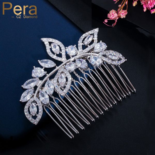 pera elegant women hair comb accessories jewelry leaf cubic zirconia stone wedding headpiece flower for brides tiara gift h008, Golden;silver
pera elegant women hair comb accessories jewelry leaf cubic zirconia stone wedding headpiece flower for brides tiara gift h008, Golden;silver