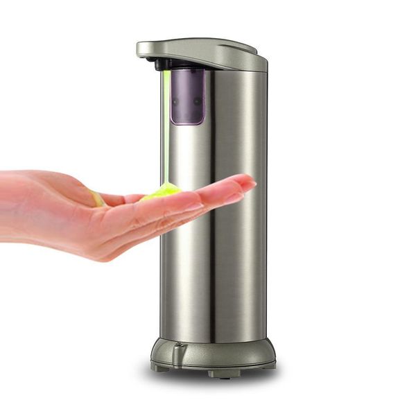 280ml electroplated automatic soap dispenser touch-sanitizer dispenser built-in infrared smart sensor for kitchen bathroom vb
280ml electroplated automatic soap dispenser touch-sanitizer dispenser built-in infrared smart sensor for kitchen bathroom vb