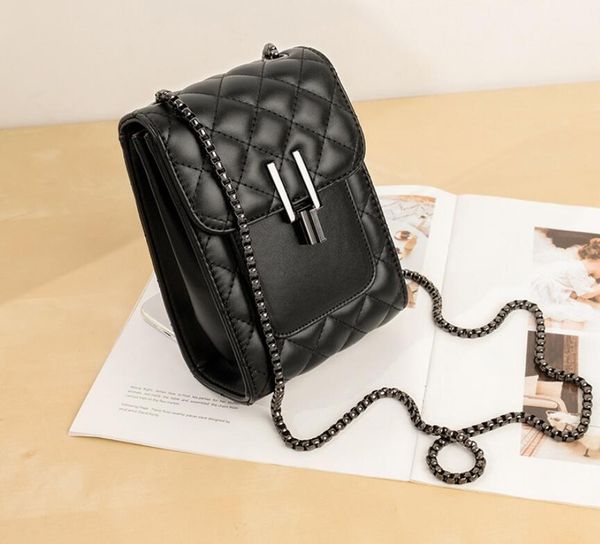 fashion small black bag new style single shoulder straddle mobile phone bag pocket for women
fashion small black bag new style single shoulder straddle mobile phone bag pocket for women