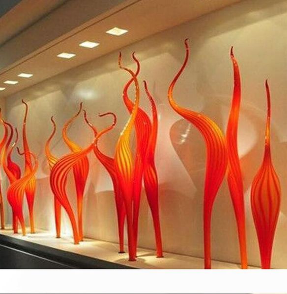 hand blown glass reed floor lamp orange murano glass sculpture modern decor 100% mouth blown glass sculpture for party garden
hand blown glass reed floor lamp orange murano glass sculpture modern decor 100% mouth blown glass sculpture for party garden
