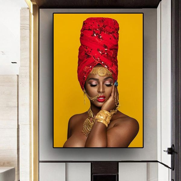 black and gold lips nude african art woman cuadros posters and prints wall art for living room home decor (no frame
black and gold lips nude african art woman cuadros posters and prints wall art for living room home decor (no frame