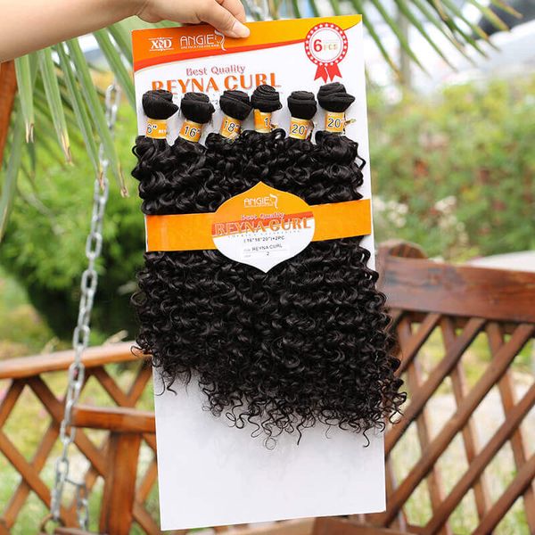 weaves weft afro curly perruques tressées synthetic hair braids extensions ombre synthetic xpression braiding hair crochet hair weft, Black
weaves weft afro curly perruques tressées synthetic hair braids extensions ombre synthetic xpression braiding hair crochet hair weft, Black
