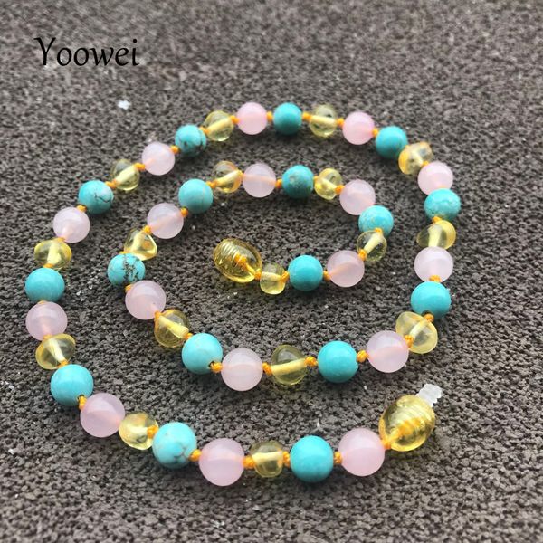 yoowei 9 color new amber teething bracelet/necklace for baby authentic natural stone baltic amber jewelry wholesale, Silver
yoowei 9 color new amber teething bracelet/necklace for baby authentic natural stone baltic amber jewelry wholesale, Silver