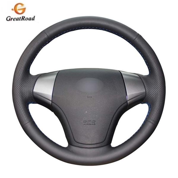 black genuine leather car steering wheel cover for elantra 2008 2009 2010 accessories
black genuine leather car steering wheel cover for elantra 2008 2009 2010 accessories