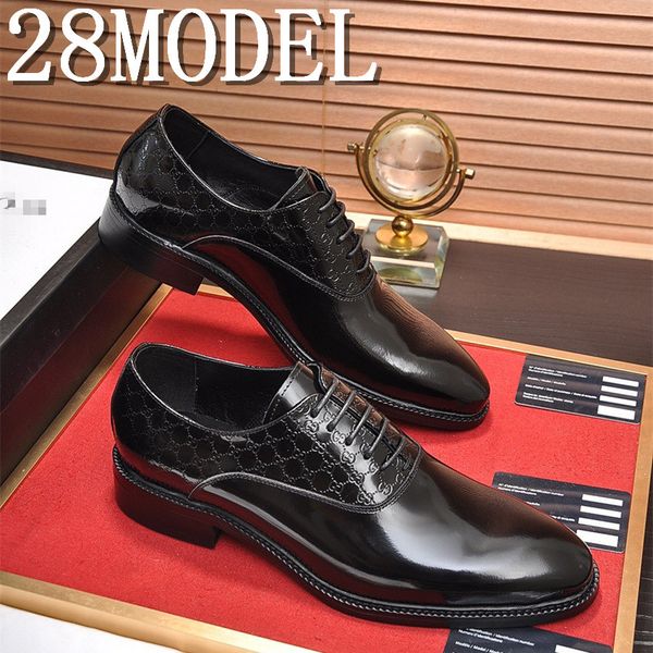 2019 new business men oxfords shoes set of feet dress shoes male office wedding pointed men's leather shoes, Black
2019 new business men oxfords shoes set of feet dress shoes male office wedding pointed men's leather shoes, Black