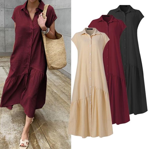 feminino patchwork long maxi sundress women party sleeveless dresses zanzea kaftan casual solid ruffles robe vestidos plus size, Black;gray
feminino patchwork long maxi sundress women party sleeveless dresses zanzea kaftan casual solid ruffles robe vestidos plus size, Black;gray