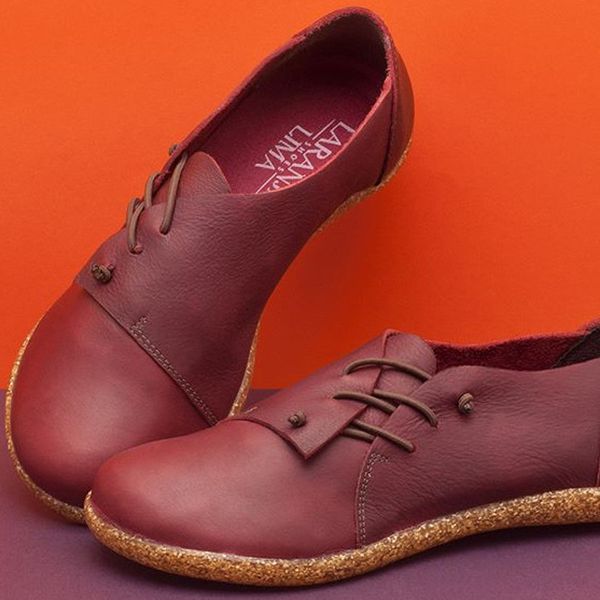 red round toe loafers women flat lace-up breathable leather soft-soled shoes shollow casual spring autumn zapatos verano mujer, Black
red round toe loafers women flat lace-up breathable leather soft-soled shoes shollow casual spring autumn zapatos verano mujer, Black
