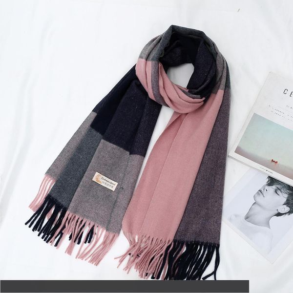 Autumn and winter wool plaid ladies scarf fashion wild oversized thick long shawl cashmere scarf dual-use winter
Autumn and winter wool plaid ladies scarf fashion wild oversized thick long shawl cashmere scarf dual-use winter