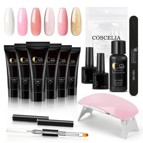 coscelia nail kit uv led lamp for set builder hard jelly extension nail art tool manicure set
coscelia nail kit uv led lamp for set builder hard jelly extension nail art tool manicure set
