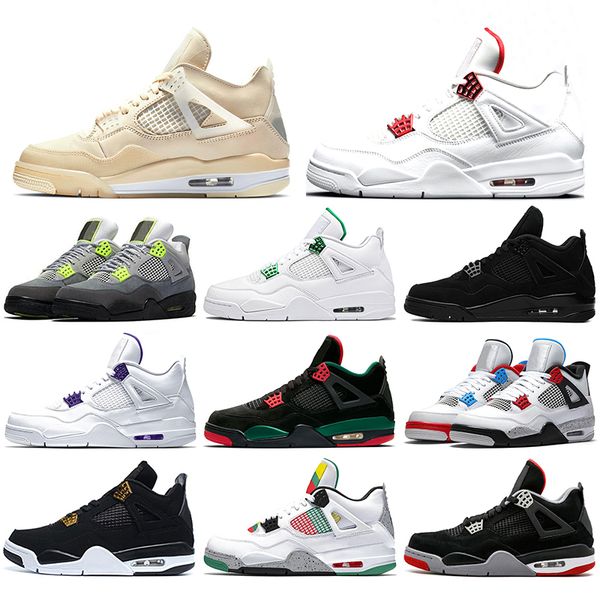 2020 jumpman 4 4s mens trainers basketball shoes sail neon metallic purple red athletics men sports sneakers size 40-47 
2020 jumpman 4 4s mens trainers basketball shoes sail neon metallic purple red athletics men sports sneakers size 40-47