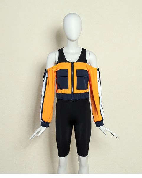 yu shuxin star tiktok same suit coat shirt vest shirtwomen's shoulder vest short shirt coat five-point leggings women, Gray
yu shuxin star tiktok same suit coat shirt vest shirtwomen's shoulder vest short shirt coat five-point leggings women, Gray