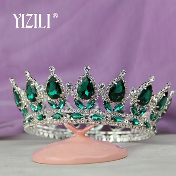 yizili big crown vintage style pageant beauty contest tall queen king bride tiara crown for women headdress prom bridal wedding, Golden;silver
yizili big crown vintage style pageant beauty contest tall queen king bride tiara crown for women headdress prom bridal wedding, Golden;silver
