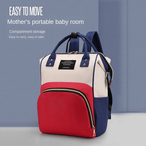 2019 autumn new fashion mom mother and baby backpack large backpack capacity multifunctional baby mother outdoor, White
2019 autumn new fashion mom mother and baby backpack large backpack capacity multifunctional baby mother outdoor, White
