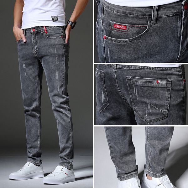 men's new slim-fit autumn youth straight all-match korean style jeans and jeans trendy brand stretch trendy pants micro elastic, Blue
men's new slim-fit autumn youth straight all-match korean style jeans and jeans trendy brand stretch trendy pants micro elastic, Blue