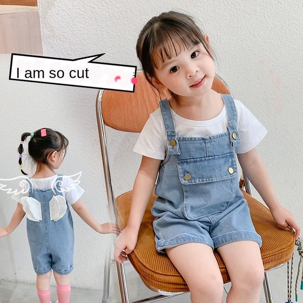 us7e7 2020 girls western style one-piece belt pants summer jeans children's jeans jumpsuit jumpsuit pants small wings angel cute childr, Blue
us7e7 2020 girls western style one-piece belt pants summer jeans children's jeans jumpsuit jumpsuit pants small wings angel cute childr, Blue