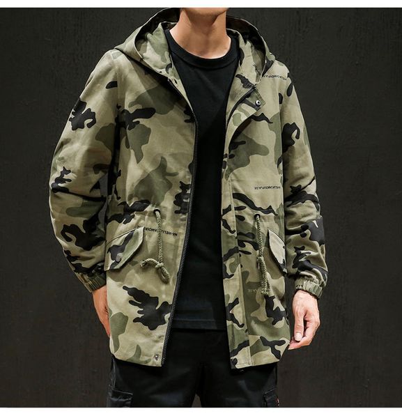 camouflage hooded drawstring mens jackets cardigan skateboard loose coats high street casual long sleeve men ouuterwear, Black;brown
camouflage hooded drawstring mens jackets cardigan skateboard loose coats high street casual long sleeve men ouuterwear, Black;brown
