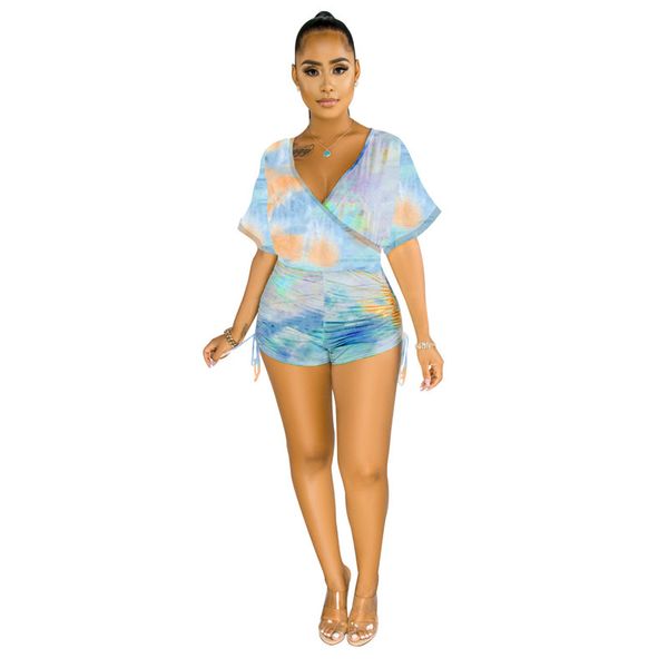 fashion womens jumpsuits designer contrast color pleated short sleeve rompers deep v-neck short jumpsuits womens clothes, Black;white
fashion womens jumpsuits designer contrast color pleated short sleeve rompers deep v-neck short jumpsuits womens clothes, Black;white
