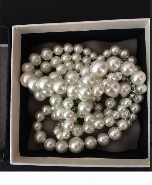 fashion pearl bead necklace for women pendant necklace for wedding jewelry 3 c crystal long necklaces, Silver
fashion pearl bead necklace for women pendant necklace for wedding jewelry 3 c crystal long necklaces, Silver