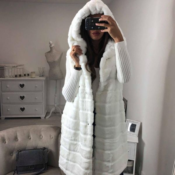warm hooded faux fur vest women winter casual artifical fur warm coat super long waistcoat female faux furs vest, Black
warm hooded faux fur vest women winter casual artifical fur warm coat super long waistcoat female faux furs vest, Black