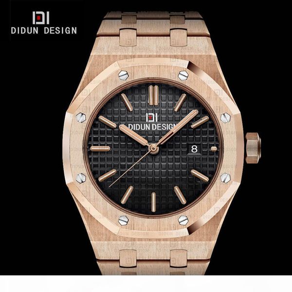 didun mens watches watch men quartz watch male steel watches clock men 30 waterproof, Slivery;brown
didun mens watches watch men quartz watch male steel watches clock men 30 waterproof, Slivery;brown