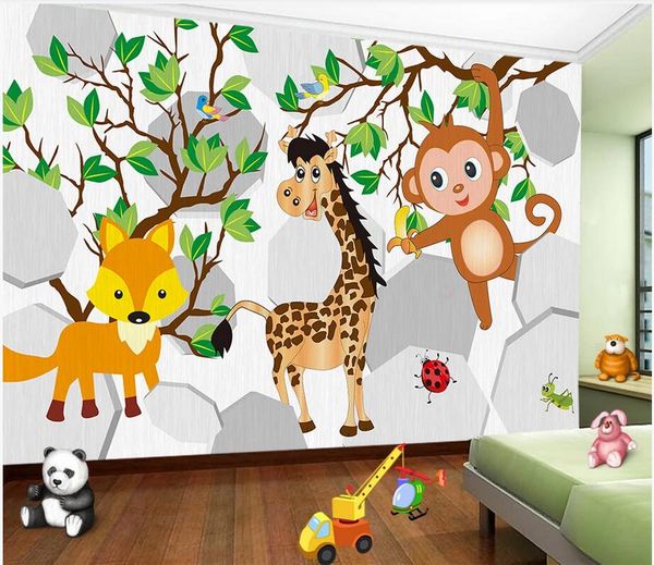 3d wallpaper custom p mural creative stereo cartoon animal children's room background wall decorative landscape wall tapestry 3d
3d wallpaper custom p mural creative stereo cartoon animal children's room background wall decorative landscape wall tapestry 3d