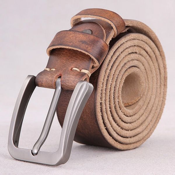 the first layer of pure leather belt male youth handmade belt male leather pin buckle simple retro korean young people, Black;brown
the first layer of pure leather belt male youth handmade belt male leather pin buckle simple retro korean young people, Black;brown
