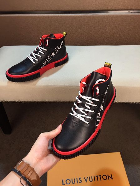 new2 fashion men's boots wild sports shoes personality casual outdoor comfortable travel shoes original box packaging fast delivery, Black
new2 fashion men's boots wild sports shoes personality casual outdoor comfortable travel shoes original box packaging fast delivery, Black