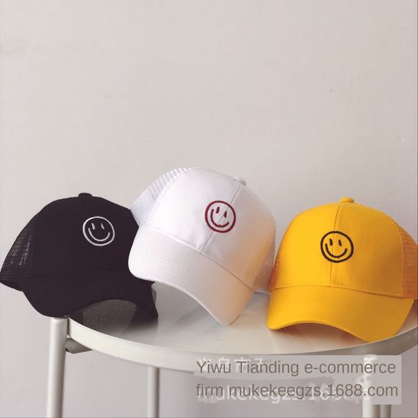 5ipwh ins style simple solid color smiling face embroidery children baseball breathable mesh duck tongue hat stylish fan baby mesh cap baseb, Yellow
5ipwh ins style simple solid color smiling face embroidery children baseball breathable mesh duck tongue hat stylish fan baby mesh cap baseb, Yellow