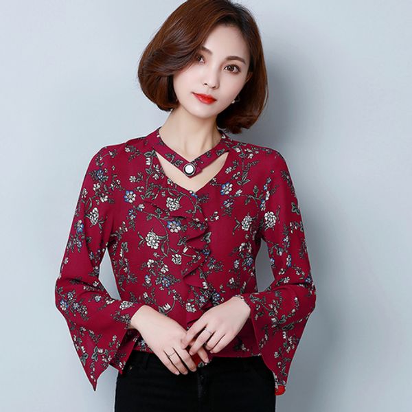 i44823 fashion v neck workwear chiffon shirt, White 
i44823 fashion v neck workwear chiffon shirt, White